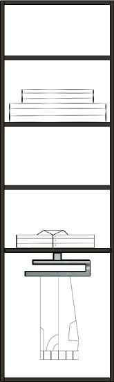 Ropa Larga, 3 cajones